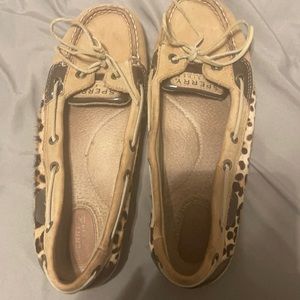Cheetah prints Sperrys
